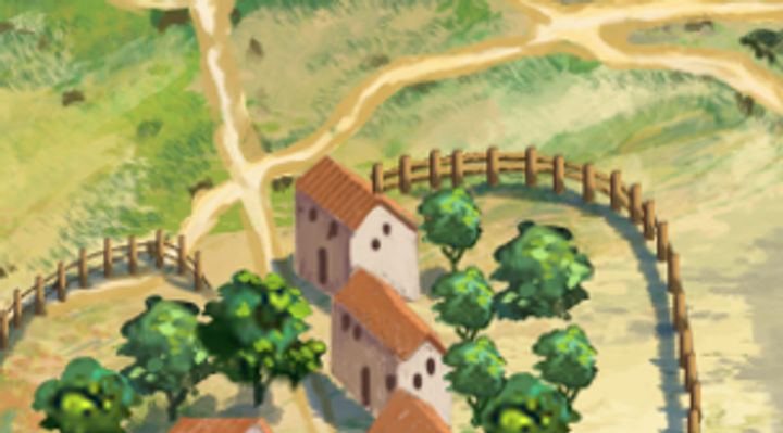 Extrait de la carte illustrée, zone B10