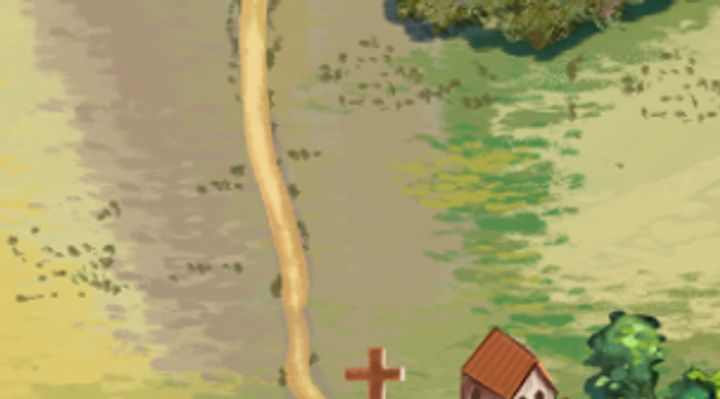 Extrait de la carte illustrée, zone B14