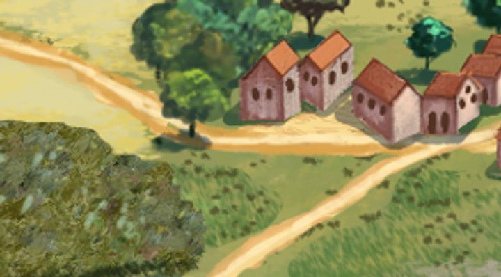 Extrait de la carte illustrée, zone J17