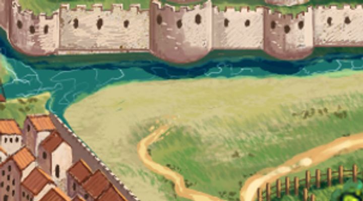 Extrait de la carte illustrée, zone K13
