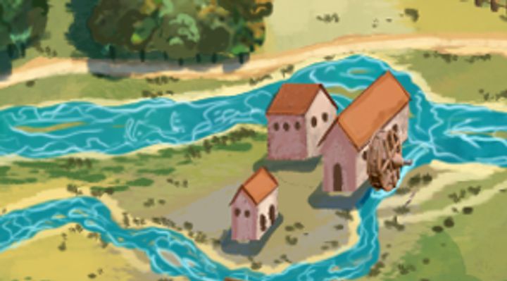 Extrait de la carte illustrée, zone K19