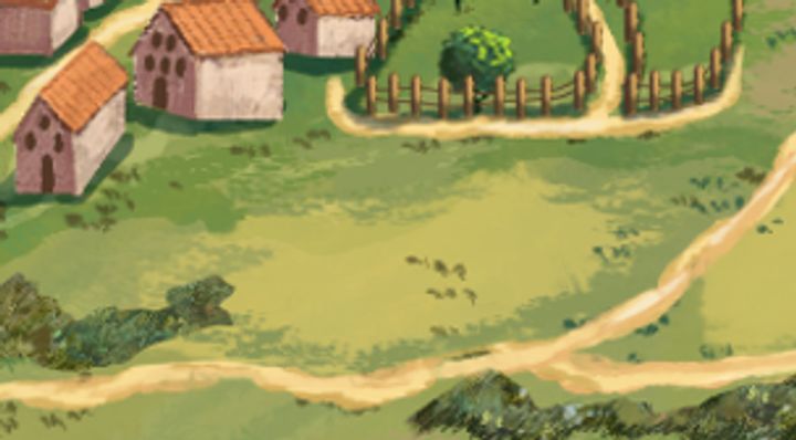 Extrait de la carte illustrée, zone M10