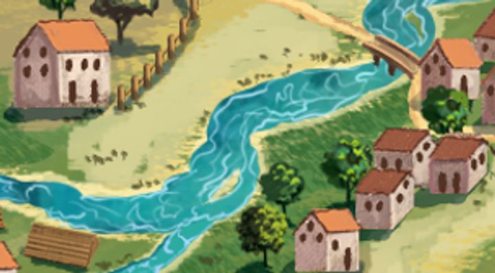 Extrait de la carte illustrée, zone M18