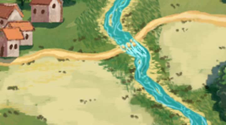 Extrait de la carte illustrée, zone N18