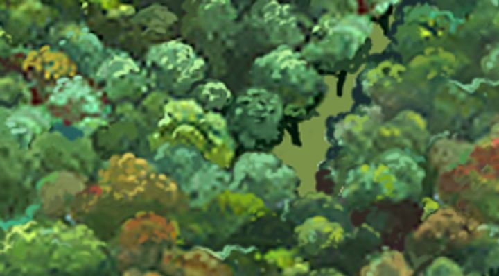 Extrait de la carte illustrée, zone O03