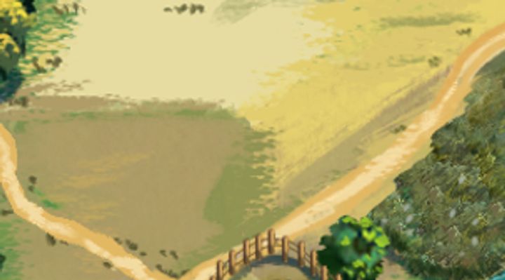 Extrait de la carte illustrée, zone P17