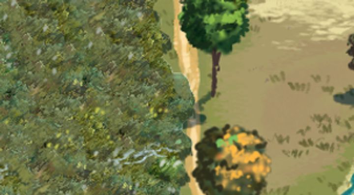 Extrait de la carte illustrée, zone R11