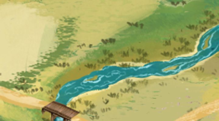 Extrait de la carte illustrée, zone R16