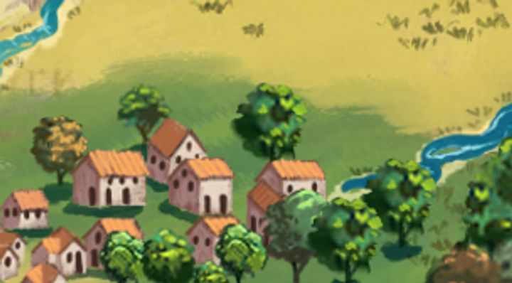 Extrait de la carte illustrée, zone T18