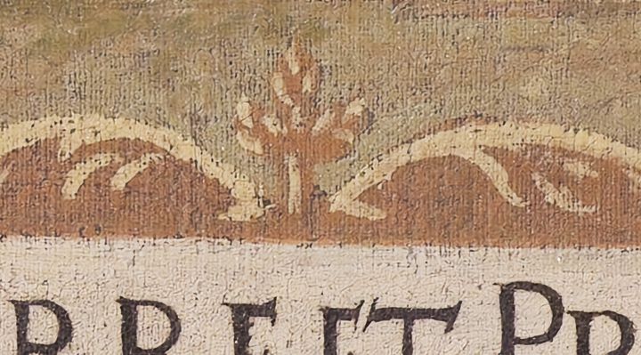 Extrait de la carte originale de 1609, zone B01