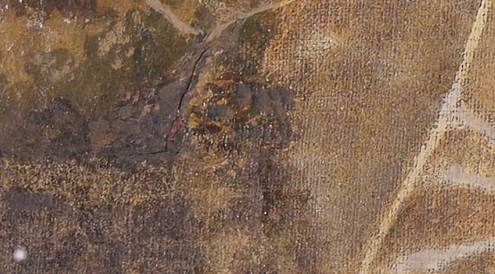 Extrait de la carte originale de 1609, zone B08