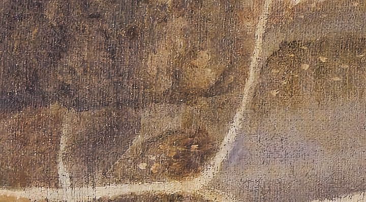 Extrait de la carte originale de 1609, zone B09