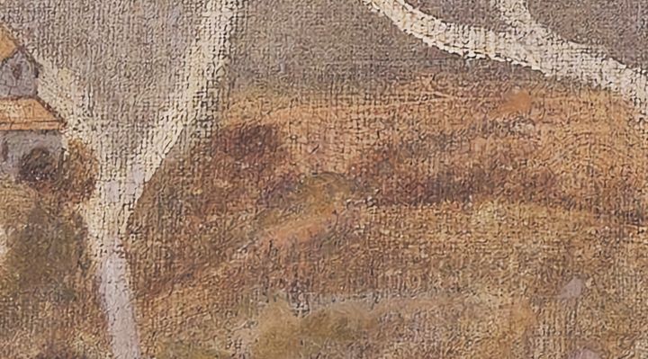 Extrait de la carte originale de 1609, zone F09
