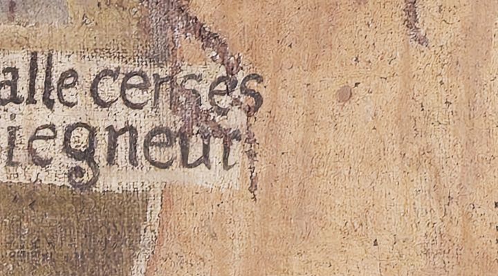 Extrait de la carte originale de 1609, zone G19