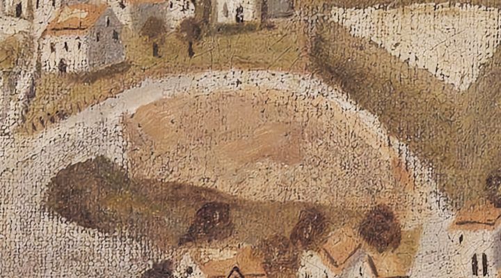 Extrait de la carte originale de 1609, zone H05