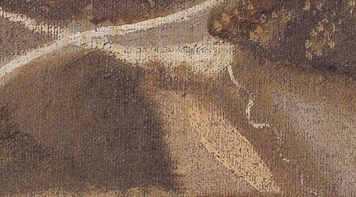 Extrait de la carte originale de 1609, zone I03