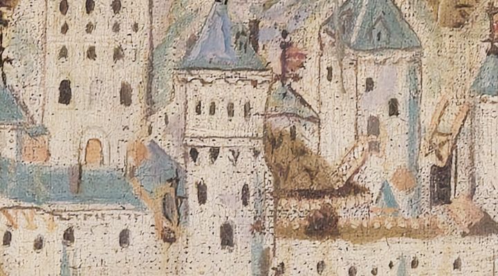 Extrait de la carte originale de 1609, zone K12