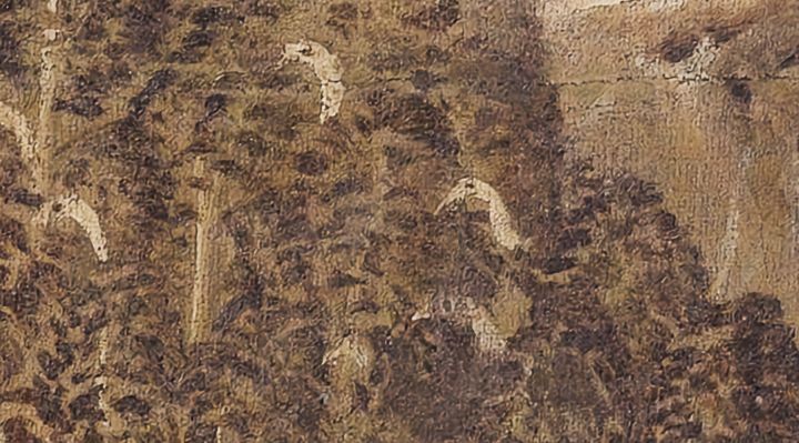 Extrait de la carte originale de 1609, zone L11