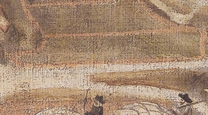Extrait de la carte originale de 1609, zone L15