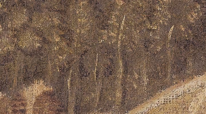 Extrait de la carte originale de 1609, zone M06