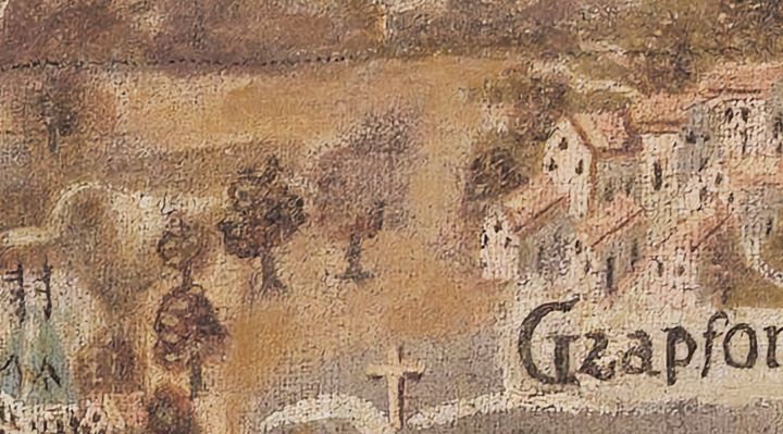 Extrait de la carte originale de 1609, zone N11