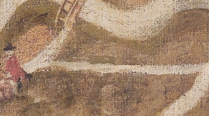Extrait de la carte originale de 1609, zone N14