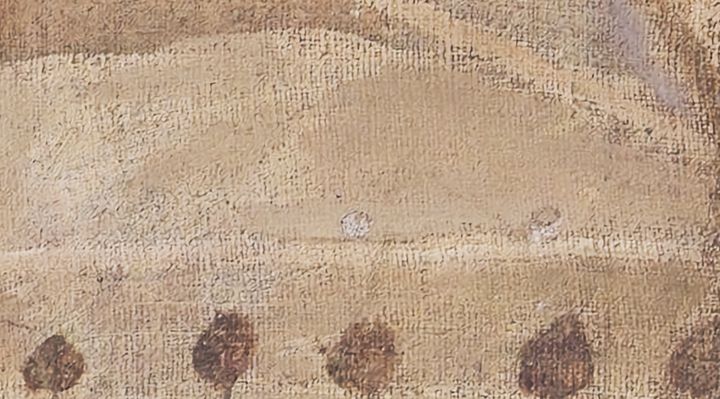 Extrait de la carte originale de 1609, zone T16